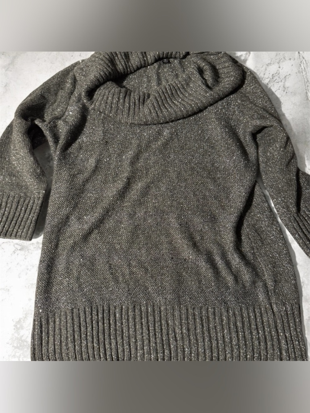 Sparkly Gray Sweater